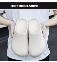 Zapatillas De Cocinero Para Hombre Antideslizantes Duraderas Impermeables EVA Confortables Para Verano Zapatos De Pareja - details 6