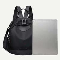Mochila De Moda Para Mujer En Tela Oxford Gran Capacidad Casual Para Viajes Bolsa Escolar Con Cierre De Cremallera - details 11