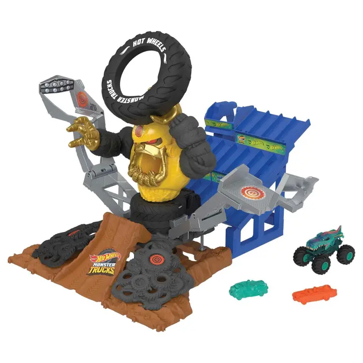 Hot Wheels Monster Truck Arena World derribo de Gor-zilla HPN71 HOT WHEELS MATTEL - 1