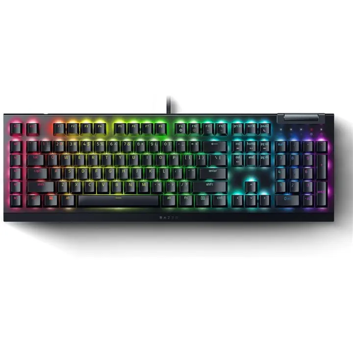 Razer BlackWidow V4 X Mechanical Gaming Keyboard, Green Switch, US Layout, Wired, Black Razer - 1
