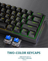 Teclado Mecánico De Juego Mini K620 RGB Con Retroiluminación Teclas Personalizables Y Hotswap USB Para PC Rosa Y Blanca - details 5