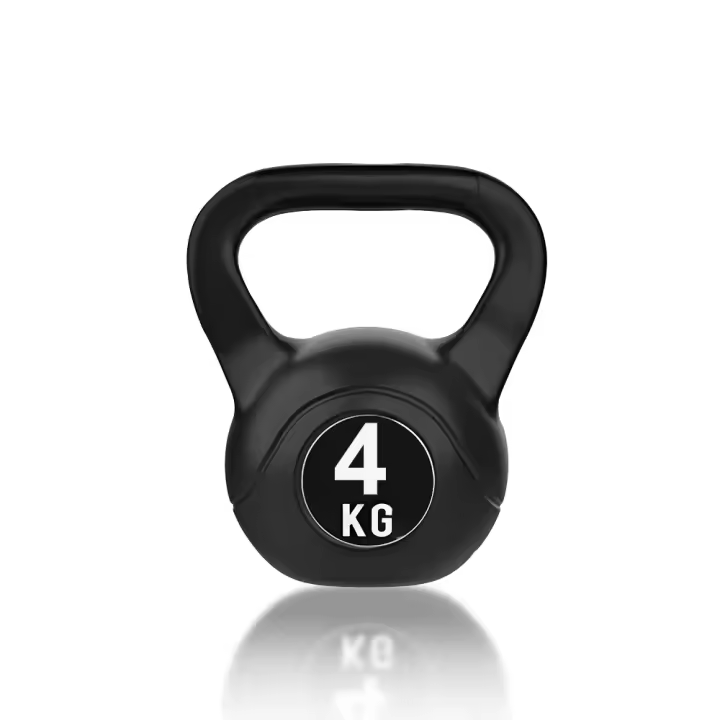 AYA MARKT  Pesa Rusa Redonda para Entrenamiento Fisicoculturismo en Casa Gimnasio Deporte Interior Exterior, Mango Estructurado, 4-14 Kg, Negro - 1