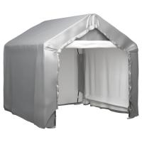 vidaXL Carpa de almacenamiento acero galvanizado gris 180x180 cm - details 0
