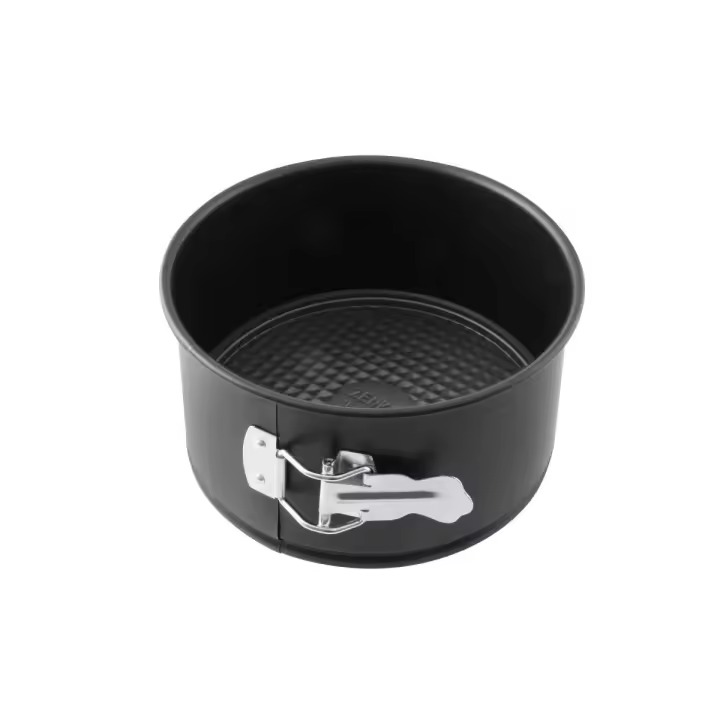 Zenker Molde Alto para Bizcochos y Repostería con Fondo Desmontable en Acero, Revestimiento AntiadherenteTeflon, apto para Tartas Altas y Panettone, 18x10 cm, Color Negro, 1 ud - 1