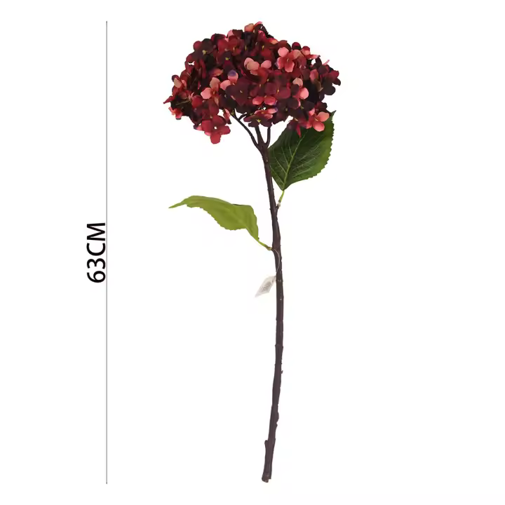 Poenia Arte Floral - Vara Hortensia Artificial 63cm - Pack de 2 - 1