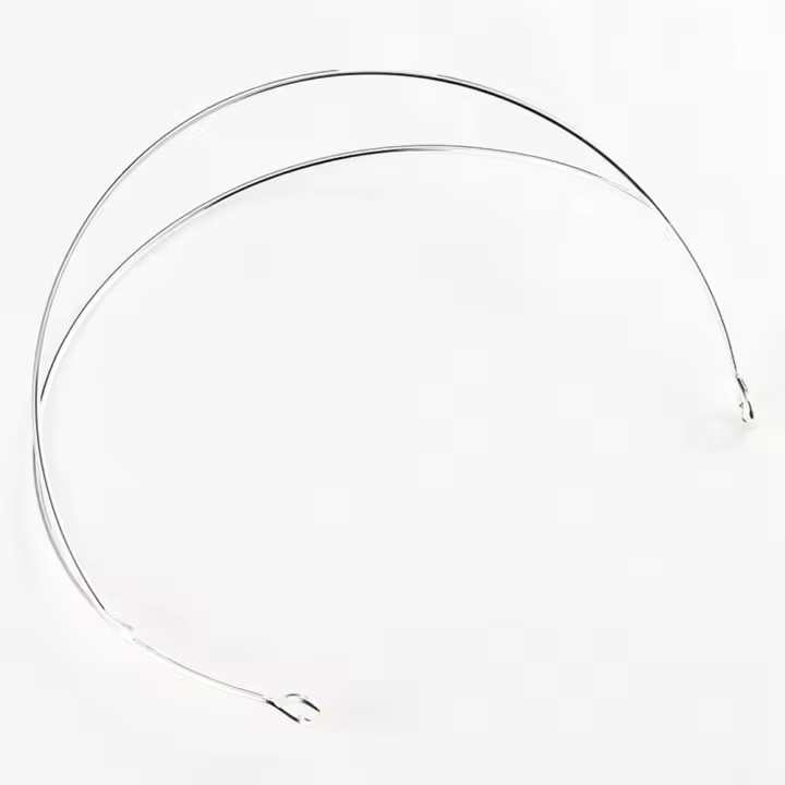 3pcs Diadema De Metal Para Joyería DIY Corona De Novia Banda De Cabello Doble Línea Herramienta Para Manualidades - 1