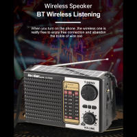 Radio De Emergencia Portátil Con Energía Solar BT Altavoz Ranura Para Tarjeta TF Linterna Mano Al Aire Libre Preparación De Emergencias - details 4
