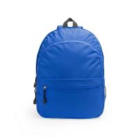 Mochila básica unisex de color liso, bolsillos con cremallera, redecilla lateral, tiras y espalda acolchadas, Le Côté Chic - details 3
