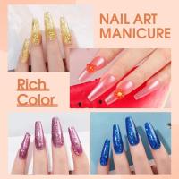 COSCELIA 40Pcs Semi-Permanent Nail Kit Complete Kit with UV Lamp Nail Drill, Semi-Permanent Nail Polish Red Black White 35 Colors Base and Top Coat Manicure Kit with Tools - details 0