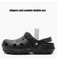 Clogs De Verano Para Hombre Sandalias Transpirables Negras Y Marrones Zapatos De Playa Y Jardín Slip-On Cómodos Y Resistentes - details 3
