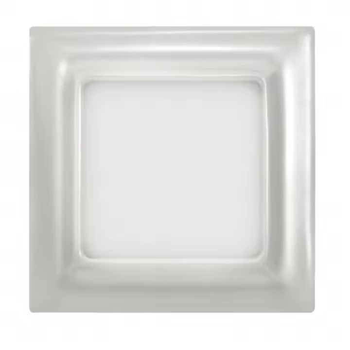 FABRILAMP Downlight 9w 3000k Ventura Perla Plata 720lm 12x12 - Alta Luminosidad - 1