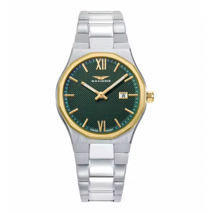 Reloj Sandoz Mujer Style Swiss Made Esfera Verde 83004-63 - 1