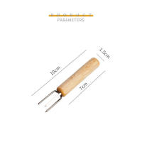 2/4/8Pcs Soportes De Maíz En Acero Inoxidable Con Mango De Madera Skewers Para Barbacoa Herramientas De Cocina Al Aire Libre Antideslizantes Para Frutas - details 1