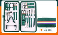 Juego De 19 Piezas Cortauñas De Acero Inoxidable Con Bolsa Plegable Kit De Manicura Herramientas De Belleza Para Uñas - details 4