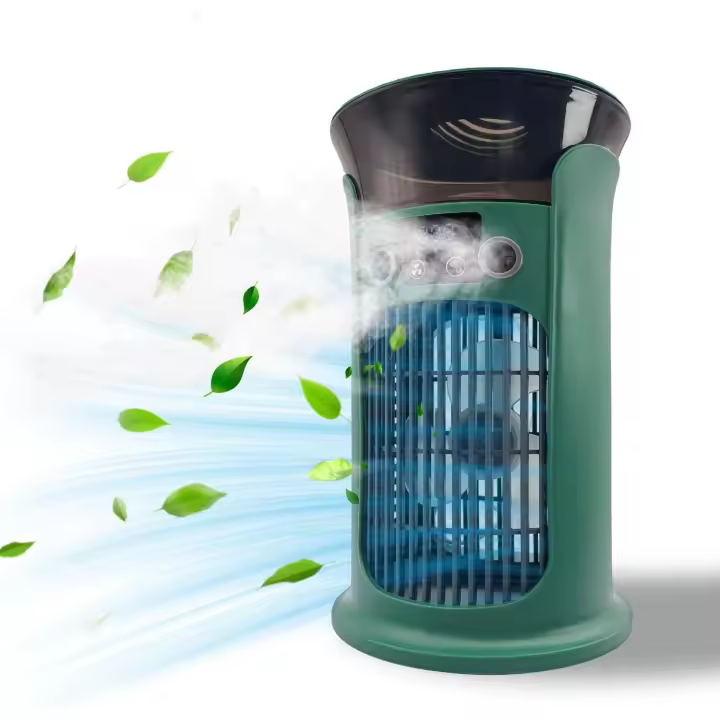 Ventilador portátil para aire acondicionado, refrigerador de Aire por USB, humididifier, mini refrigerador de Aire personal, ventilador ultrasónico para Familia, Viajes, Oficina - 1