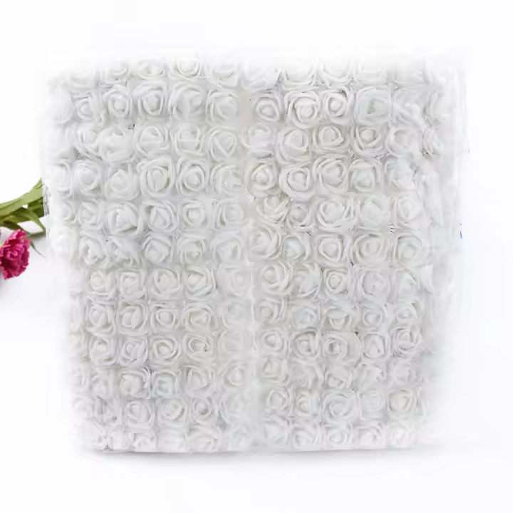 144pcs Rosas Artificiales De Espuma Para Decoración De Hogar Boda Navidad Casamiento Arco De Flores DIY Regalo De Novia - 1