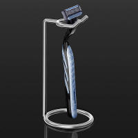 Palo De Afeitar De Metal Para Hombres Soporte Para Cepillo De Afeitar Base Para Cuchillo Plata Cromada Kit De Limpieza De Barba Fácil De Transportar - details 3