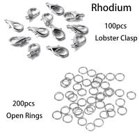 Kit De Joyería DIY Con 200 Piezas De Anillos Y 100 Piezas De Hebés Para Pulseras Y Collares Colores Variados Para Creación De Conectores De Joyas - details 7