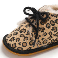 Botitas De Nieve Para Bebé Niño Y Niña Zapatos De Primera Caminata Invierno Algodón Cálido Antideslizante Suela Nuevo Nacido Zapatos Para Cuna - details 4