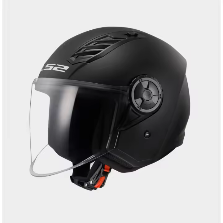 Casco Jet LS2 OF616 Airflow II Solid Negro Mate 22.06 - 1