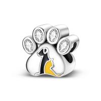 Encantos De Estrella Luminosa Platinados Para Pulsera Original Joyería DIY Simbolo Eterno Colgante De Amor Cadena De Seguridad Compatible Con Pulseras Originales - details 126