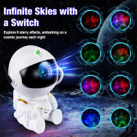 Proyector De Estrellas Luz De Noche Galaxia Astronauta Nebulosa LED Para Decoración De Habitación Y Regalo Para Niños Lámpara De Techo Estelar Cisne - details 3