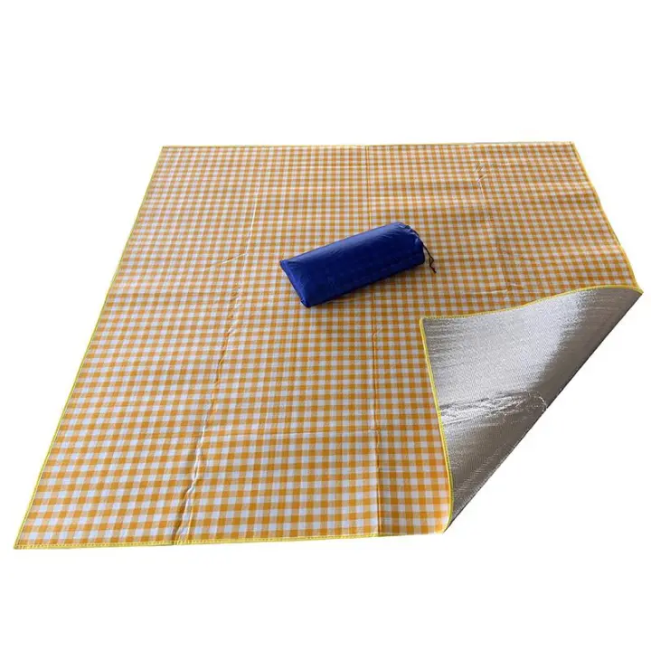 Manta de picnic extensible para Exterior, impermeable y antiarena - Accesorios de picnics, para Playa Aecuado, césped y camping al Aire Libre. - 1