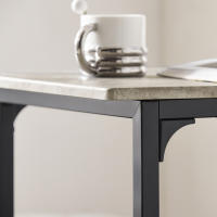 SoBuy Set Mesa Alta de Bar y 2 taburetes Mesa de Comedor Estilo Industrial OGT10-HG ES (2 sillas) - details 3