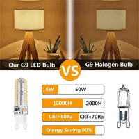 10Pcs G9 Bombilla LED 7W 9W 12W 15W 18W 220V SMD 2835 Luz LED Reemplaza Lámpara Halógena De 30/40W Para El Hogar - details 3