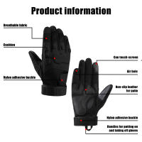 Guantes De Ciclismo Antideslizantes Con Protección De Muñeca Tácticos Para Pesca Y Tiro Deportivos Y Motociclismo Con Dedos Completos - details 2