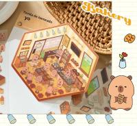 2pcs Pegatinas 3D De Escena Miniatura Cartoon Para Niños Stickers De Paisaje De Casa Para Manualidades Y Regalo Creativo - details 14