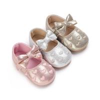 Zapatos De Princesa Para Bebés Recién Nacidos Dorados Rosa Primavera Verano Cómodos Suaves Antideslizantes Para Caminar Talla True Fit Material De Suela De Goma - details 1