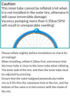 GUSTAVO TPU Tubo Interno De Bicicleta MTB Ultraligero Para Rueda 26/27.5/29 X1.95-2.8C Con Válvula Francesa Longitud 45mm - details 2