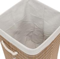- Ropero de Bambú con Tapa - Cesto de Bambú para Ropa - Almacenamiento de Ropa Sucia Discreto - Varios Colores - details 4