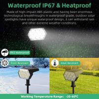 Luces Solares LED 92 Para Exterior IP67 Impermeables 2 En 1 Para Jardín Patio Puerta Moderno Estilo Iluminación Solar Autónoma - details 3