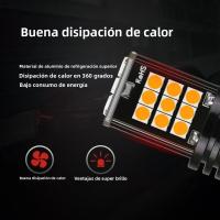 2pcs Lámpara De Freno Y Retroiluminación LED T20 7443 Amarilla 12V Para Coche Universal Adecuada Para 7440 W21W W21/5W Luz Roja - details 2
