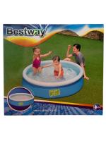 Piscina Redonda 152cm cm Inflable Fácil Montaje Exterior Verano Bestway Fast Set - details 5