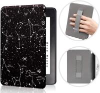Funda protectora para Kindle Paperwhite 12.ª generación, cubierta protectora de cuero PU pintada a mano 2022 con reposamanos. - details 3
