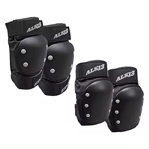 Alk13 Protections Set Skate Longboard BMX Bike Combo Pad/M - 1