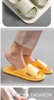 Pantuflas De Interior EVA Para Hombres Y Mujeres Pareja Uso Doméstico Verano Antideslizantes Transpirables Sandalias Para Baño - details 5