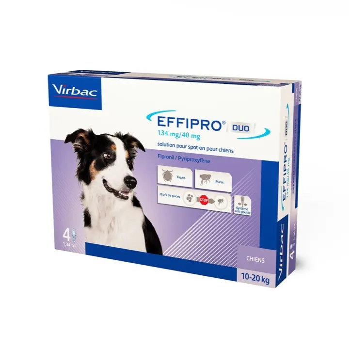 EFFIPRO DUO 134mg SPOT ON perro (10-20kg) (4 pip.) - 1