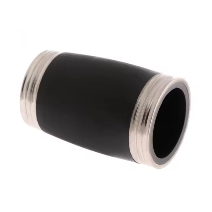 Tooyful Tubo De Barro De Aleación De Zinc Ajustable Para Clarinete Bb Piezas De Repuesto Para Instrumentos De Viento Negro 50mm - 1