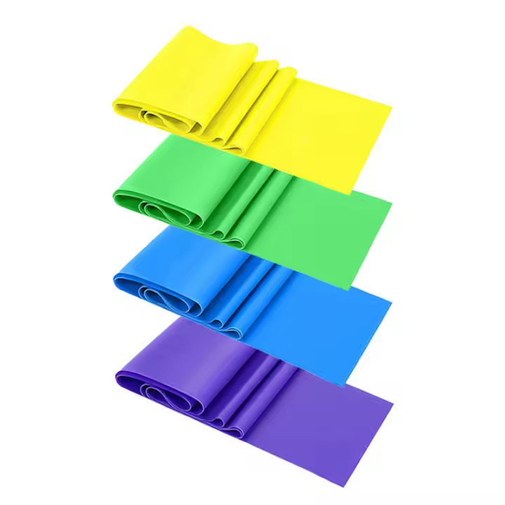 4 Pcs Bandas De Resistencia Para Ejercicio Fitness Yoga Pilates Rehabilitación Terapia Física Estiramiento Y Entrenamiento De Fuerza - 1