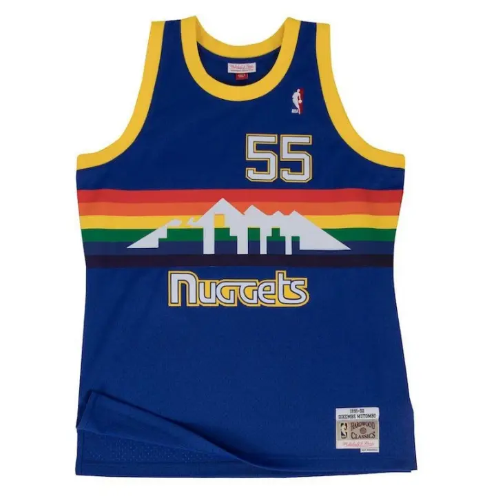 Camiseta Dikembe Mutombo Denver Nuggets swingman 1991-92 - Mitchell and Ness - 1
