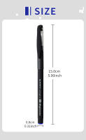 Lápiz De Gel Negro 0.7mm Tapa De Punta Bola Para Firmar Y Escribir 3/6/12 Piezas Alta Calidad Material Plástico Suministros Escolares - details 7
