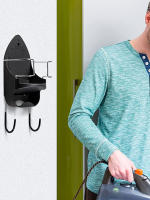 Soporte De Hierro Para Pared Rack Universal Para Taburete De Hierro Porta Hierro Resistente Al Calor Accesorios De Colgador Para Habitación De Lavar Ropa - details 8