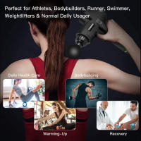 Pistola de masaje de alta frecuencia, masajeador eléctrico de relajación corporal, muscular, con bolsa portátil para Fitness - details 0