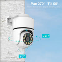 Cámara PTZ IP 4K POE Exterior Con Visión Nocturna Color Y Vigilancia Inteligente AI P2P Pan Tilt Detección De Movimiento Audio Bidireccional Ranura Para SD - details 2