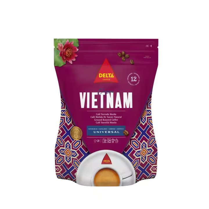 Delta Vietnam - Café Molido Natural Origen Vietnam 220 gr -  Trazos de chocolate - 1