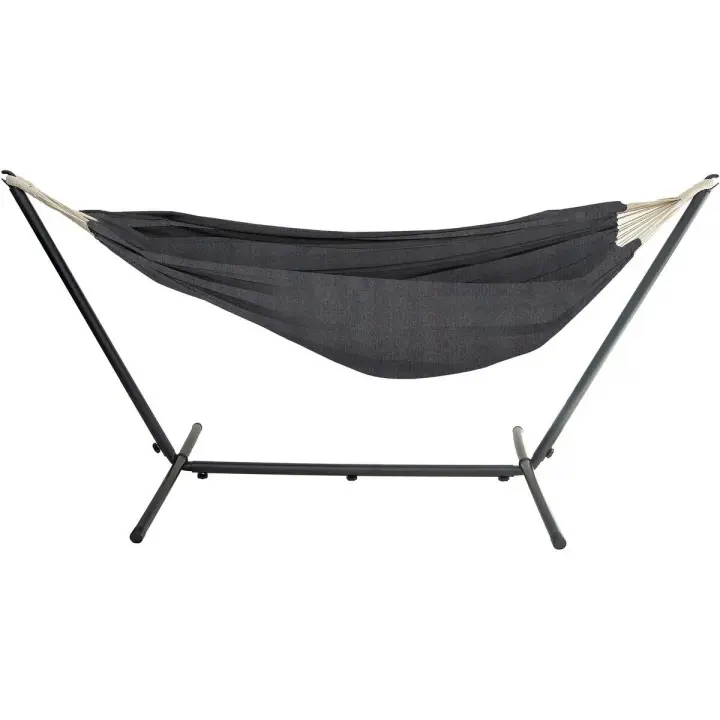 Hamaca con soporte metálico 150 x 200 cm - Gris - 1